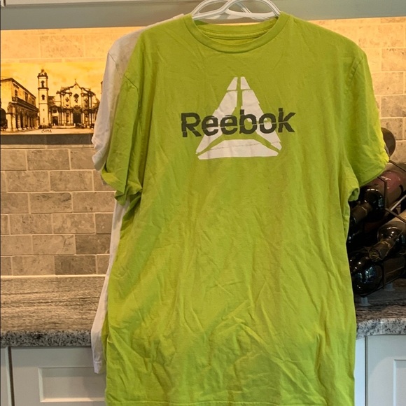 Set of two cotton Reebok Short Sleeve Tee Shirts B6 - Picture 2 of 4